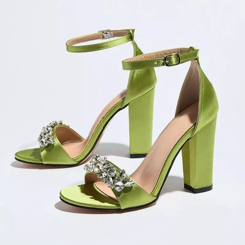 Sandali verde lime con - verde,