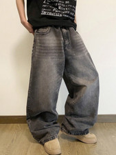 Ash Black Baggy Jeans - Slouch