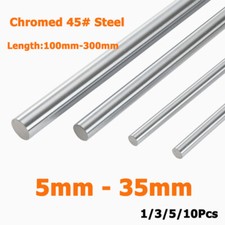 Asta barra tonda temprata acciaio cromato 45# diametro 5mm - 35mm lunghezza 200mm-300mm