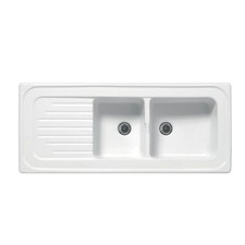 Lavello da incasso bianco in