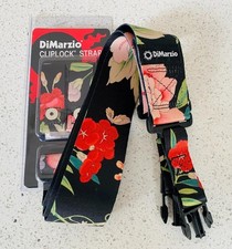NUOVO Dimarzio Botanical STAMPA FLOREALE Steve Vai Cliplock Strap Ibanez Jem 77FP