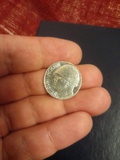 Picola Moneta 20 Lire Benito Mussolini MCMXLIII. Rarita. In Argento.