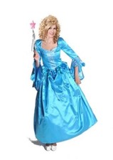 Dama azzurra broccato deluxe