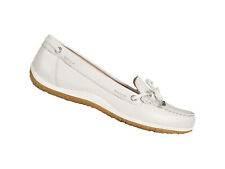 GEOX SCARPE MOCASSINI DONNA ESTATE D92DNB 043BC C1002  VEGA MOC BIANCO SPORCO
