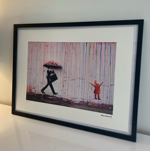 Lithographie banksy avec - banksy,