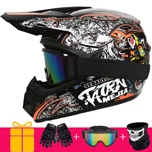 Casco motocross sicurezza - motocross,