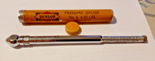  MANOMETRO PER MISURARE PRESSIONE GOMME-PRESSURE-DUNLOP-66-50 LBS-ENGLAND-WORLD