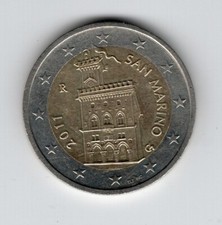 San Marino moneta 2,00€ anno 2011.
