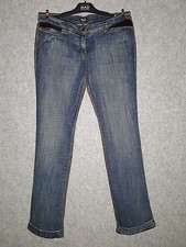 D&G Dolce & Gabbana Jeans Pantaloni Denim Lana Donna Taglia 31 (veste tg. 44-46)