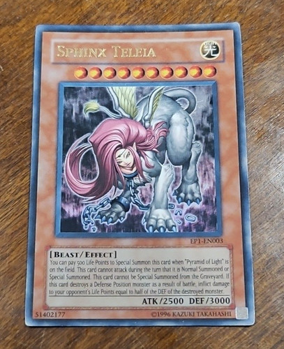Sphinx teleia - yu-gi-oh!,