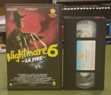 NIGHTMARE 6 la fine - VHS - Horror - 1991 - Prima edizione - Ex noleggio - Penta