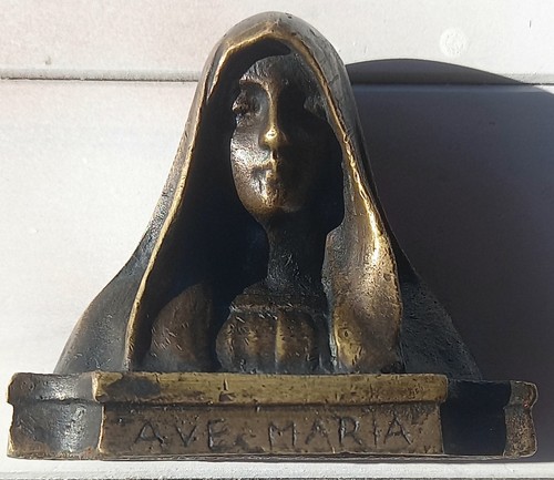 Antica statuetta madonna ave - antica,