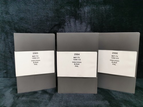 Betacam tape set mip tv - sp, mip-tv