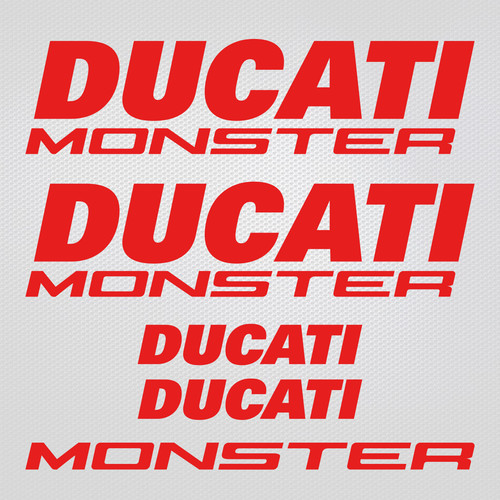 Adesivo ducati monster xl - adesivo,