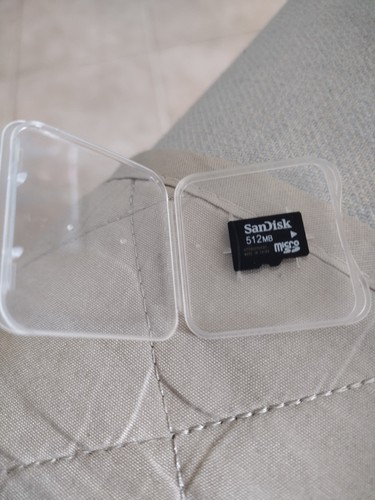 Micro sandisk 512mb memoria - sd,
