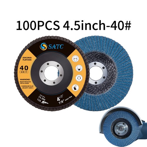 100pcs 8 zirconia - 4,5''x7/8'',