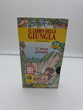 VHS film IL LIBRO DELLA GIUNGLA L'altra giungla  1991 DE AGOSTINI