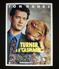 TURNER E IL CASINARO poster manifesto Tom Hanks & Hooch Dogue de Bordeaux E16
