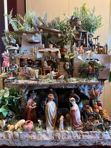 Presepe artigianale fatto - , a