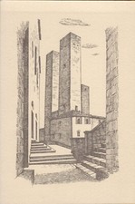 165608 cartolina san gimignano