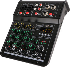 Mixer Audio M4 Canali 48V