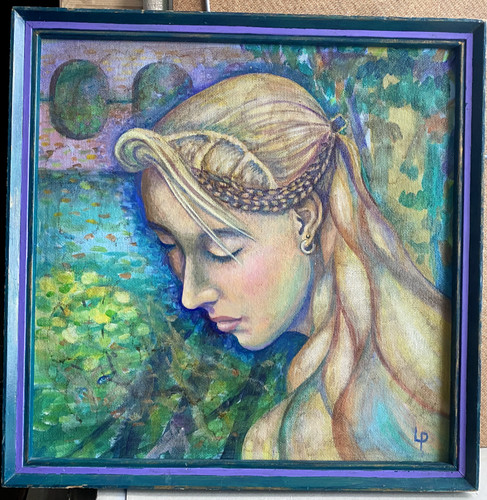 Dipinto olio ritratto uno - a,