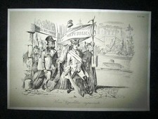 Incisione d'allegoria e satira