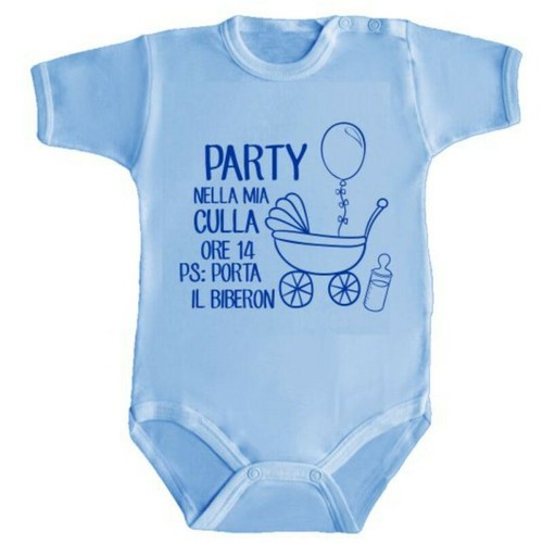 Body neonato bimbo bimba party - bimba,