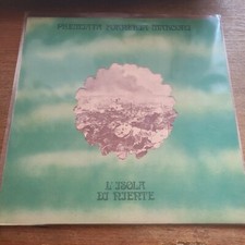 PREMIATA FORNERIA MARCONI L'ISOLA DI NIENTE 1974 VG+/VG+ VINILE LP