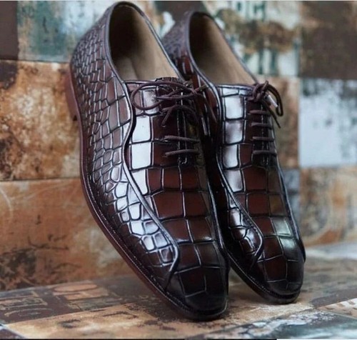 Scarpe uomo coccodrillo
