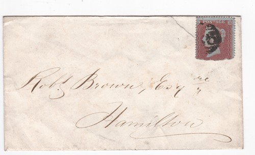 1854 penny timbro - penny,