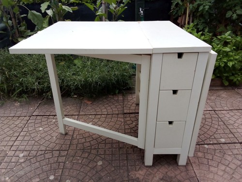 Tavolo ribalta con cassetti - a,
