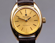 Orologio donna automatico nuovo cinturino *N come nuovo* vintage UNIVERSAL GENEVE 528608 GIAPPONE