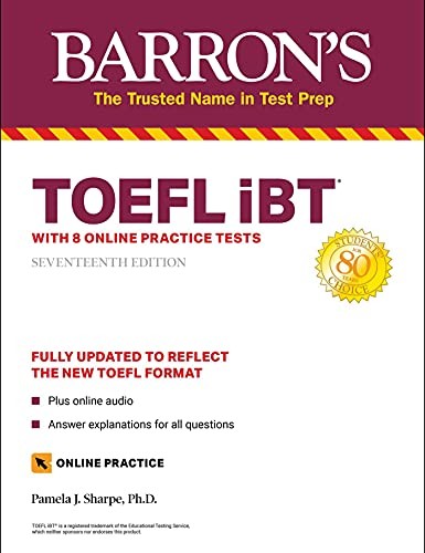 Barron toefl ibt with 8 - barron's,