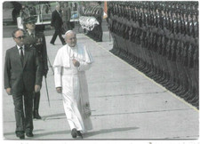 CARTOLINA DI ROMA ,S. S. PAPA GIOVANNI PAOLO II° IN VISITA IN POLONIA - 1979