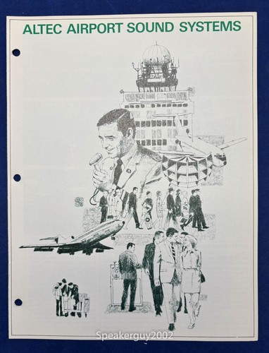 Brochure vintage altec lansing - altec,