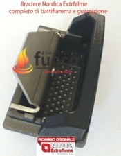 BRACIERE NORDICA EXTRAFLAME CON BATTIFIAMMA E GUARNIZIONE MELINDA IDRO STEEL 2.0
