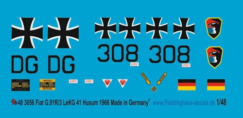 Decalcomanie peddinghaus 48 - decalcomanie, 1/48