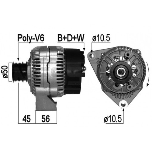 Alternatore per mercedes benz - alternatore,
