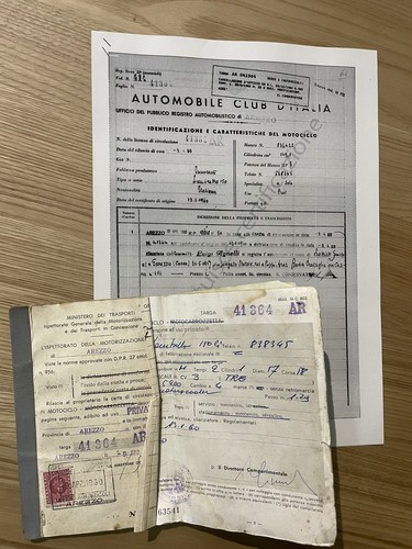 Lambretta 150 1960 libretto - lambretta,
