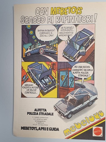 Advertising mebetoys alfetta - advertising, :