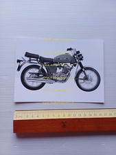 Moto Guzzi Stornello 125 Militare prototipo foto cartella stampa originale