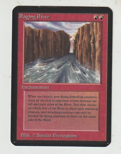 Carte raging river rare - river,