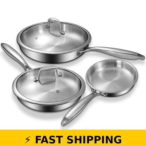 Ewfen set padelle tri - padelle, tri-ply
