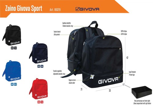 Zaino givova sport - sport, x