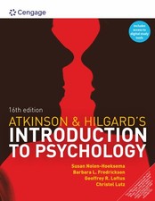 Atkinson & Hilgard s Introduction to Psychology by Susan Nolen-Hoeksema