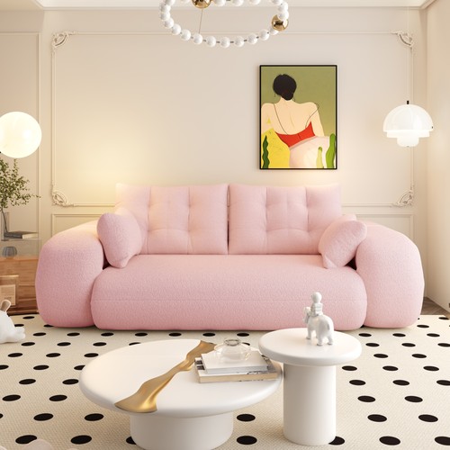 Divano letto pieghevole rosa