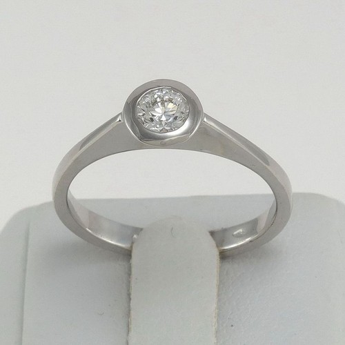 Anello diamante solitario - anello,