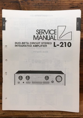 Luxman 210 l210 - luxman,