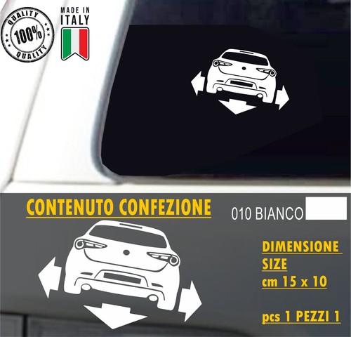 Adesivo auto alfa romeo - adesivo,